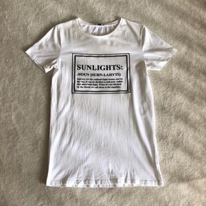 Mens Youth sized long line graphic tee